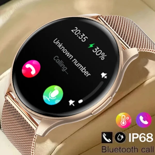 2025 New For Women Fashion 1.43 inches Bluetooth Call Smartwatch Women Men AMOLED 466*466 HD Pixel Display Smartwatches Ladies