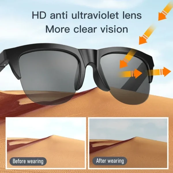 Xiaomi Smart Sunglasses Glasses Bluetooth Call Outdoor Sports Headphones HIFI Blue Light Waterproof Anti-UV For Men Women 2025 - Image 2